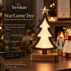 Tervokan™ StarLume Tree — Modern Lighted Christmas Desktop Décor