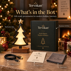 Tervokan™ StarLume Tree — Modern Lighted Christmas Desktop Décor