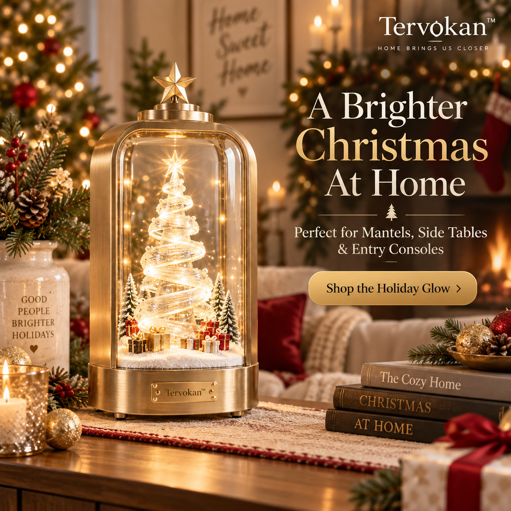 Tervokan™Lantern Tree — Illuminated Christmas Tabletop Décor