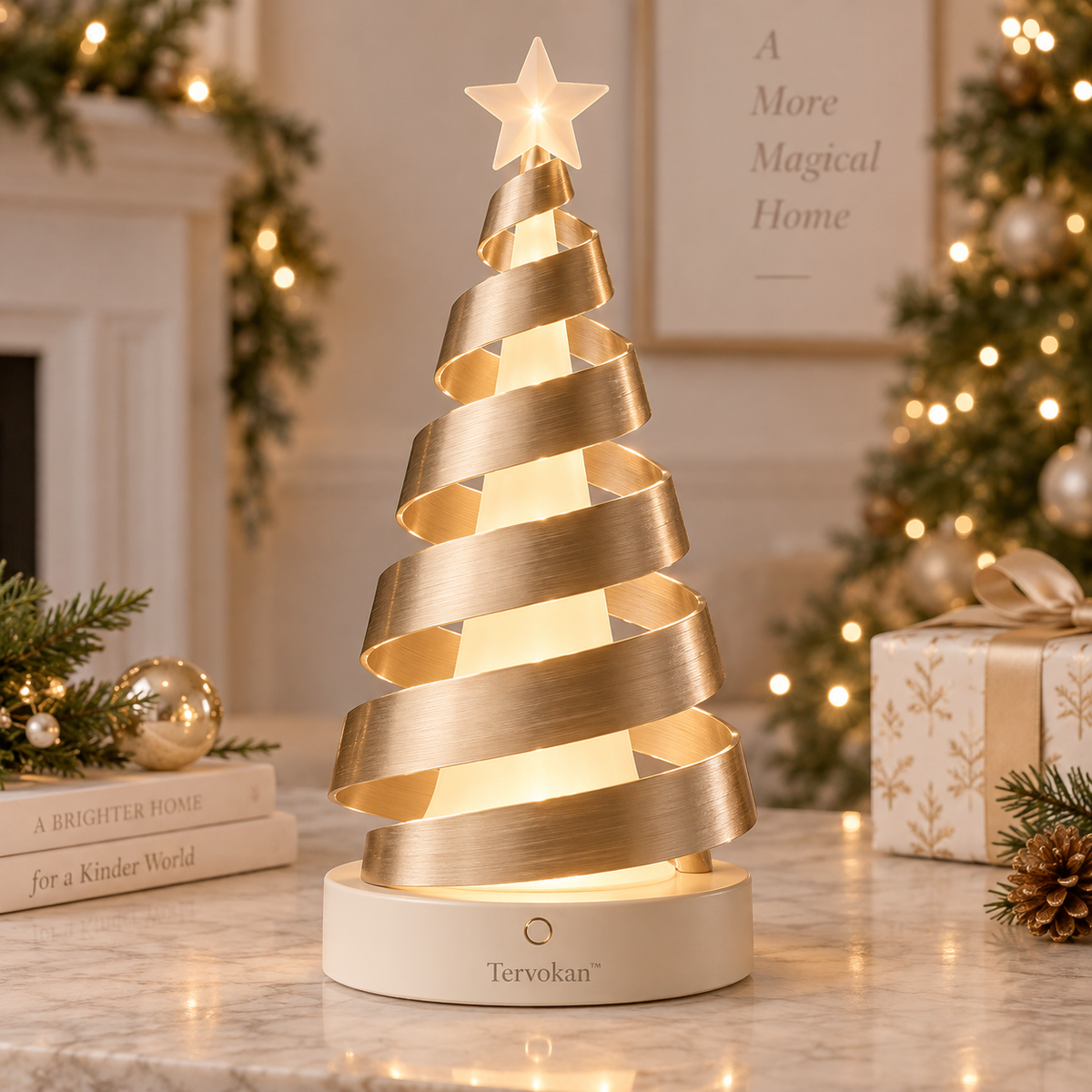 Tervokan™ LumaSpire Holiday Lantern Tree