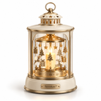 Tervokan™ Snowglow Carousel Lantern – Rotating Christmas Lighted Tabletop Decor