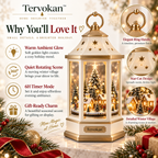 Tervokan™ GlowSpire Rotating Christmas Lantern
