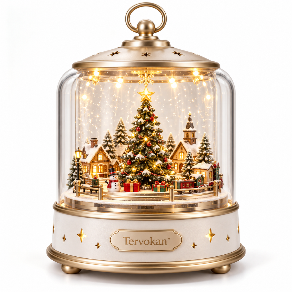 Tervokan™ Enchanted Christmas Village Glow Lantern