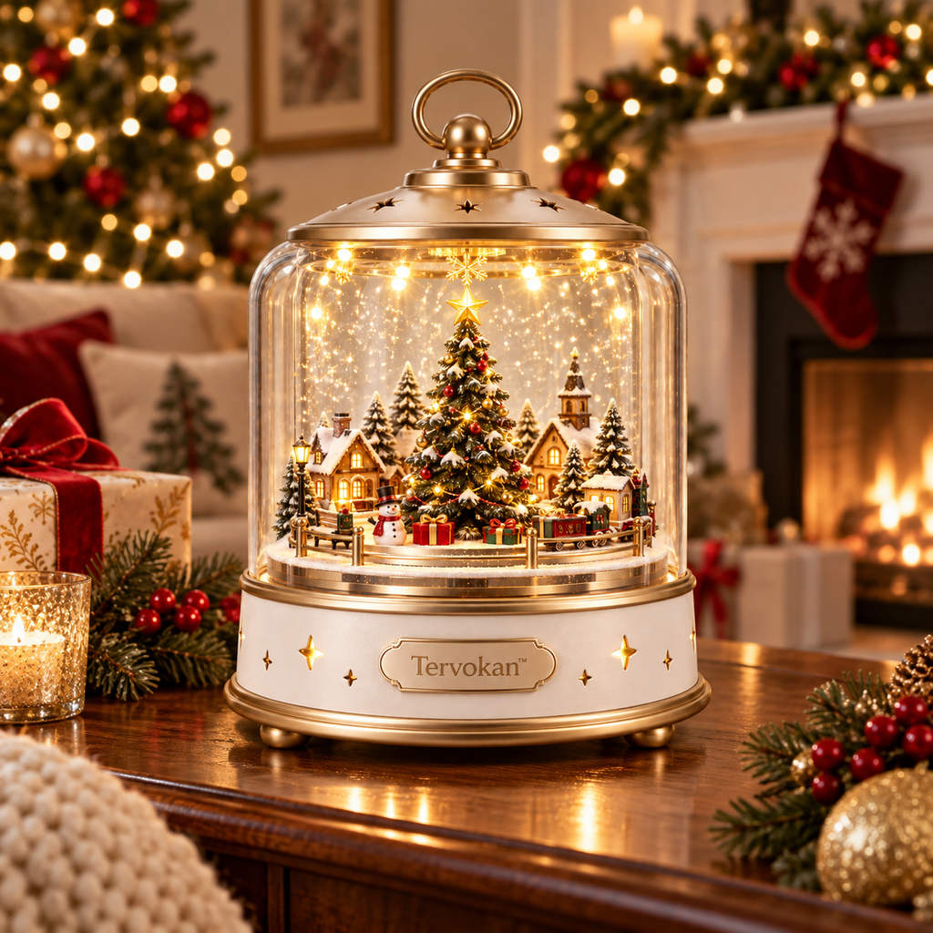 Tervokan™ Enchanted Christmas Village Glow Lantern